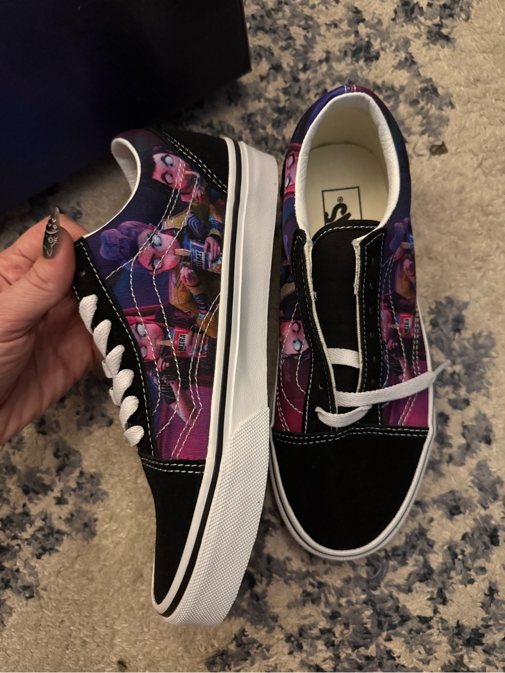 Vans Big Girl 4.5/womens 6/6.5 Kpop Demon Hunters